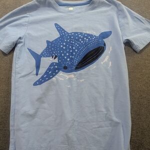 Tea Collection Light Blue Whale Shark Tee